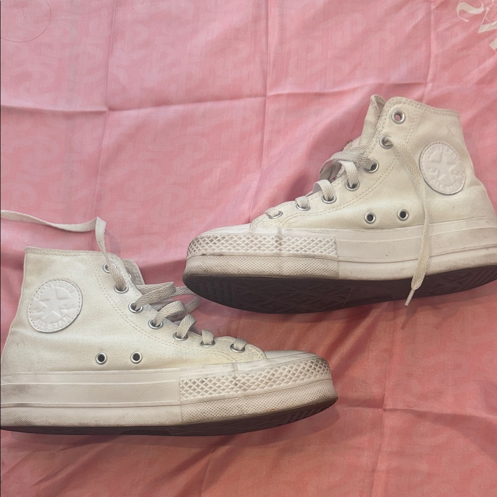 Converse All Star White High-Top Sneakers